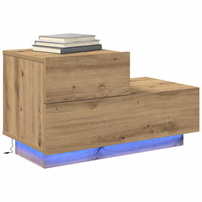 Armadio da Notte Rovere artigianale 70 x 36 x 40,5 cm | homemem39