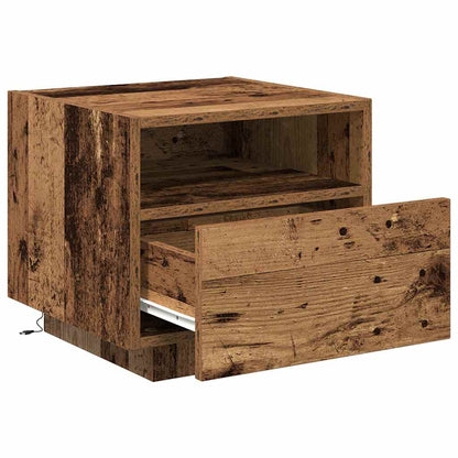Armadio da Notte con cassetto Legno vecchio 40 x 39 x 37 cm | homemem39