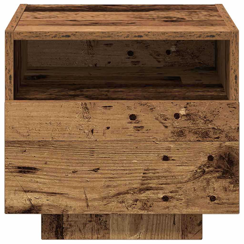 Armadio da Notte con cassetto Legno vecchio 40 x 39 x 37 cm | homemem39