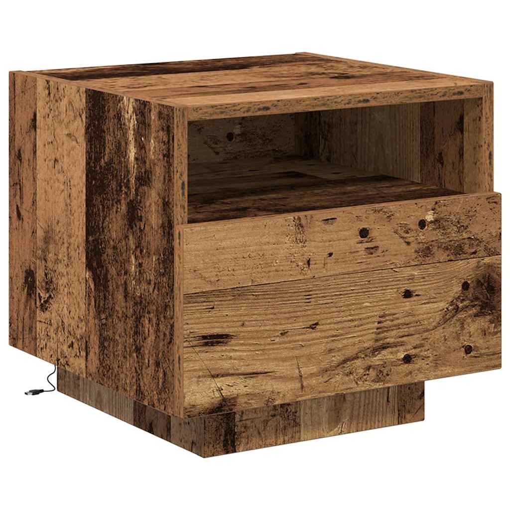 Armadio da Notte 2 pcs Legno vecchio 40 x 39 x 37 cm | homemem39