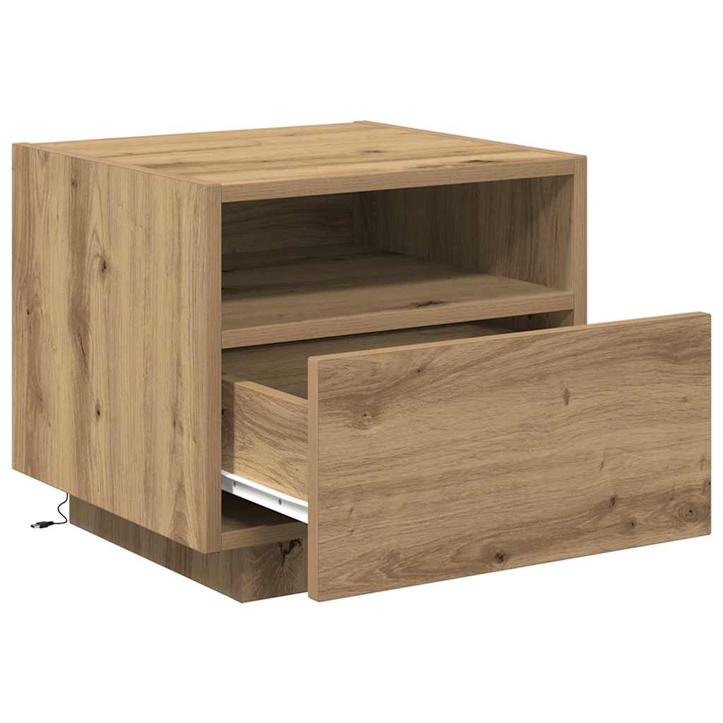 Armadio da Notte 2 pcs Rovere artigianale 40 x 39 x 37 cm | homemem39