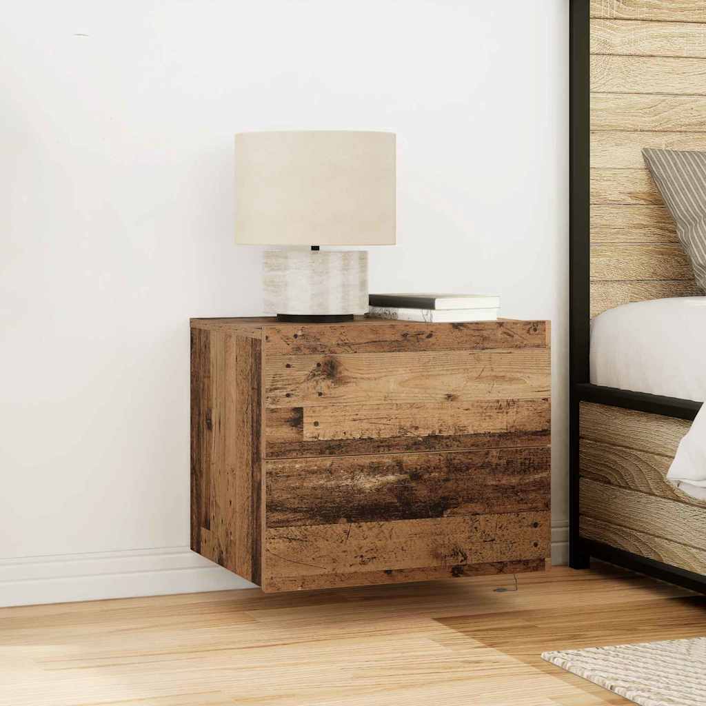 Armadio da Notte con cassetto Legno vecchio 50 x 39 x 41 cm | homemem39