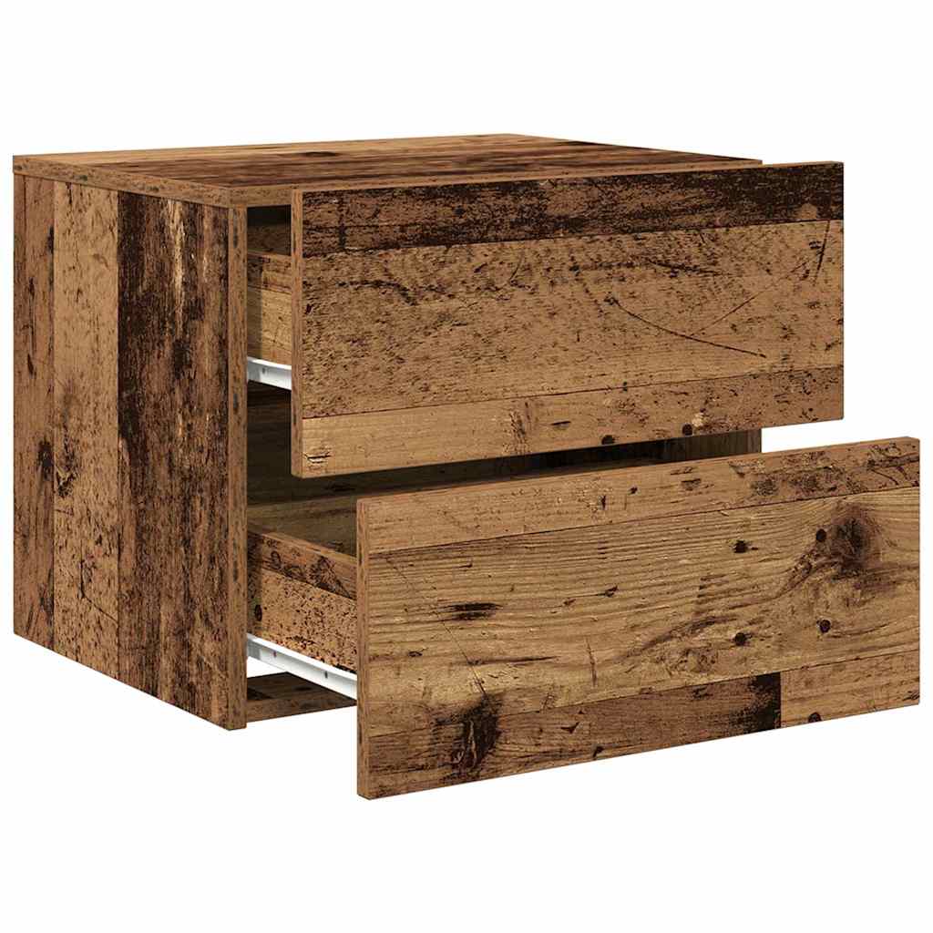 Armadio da Notte con cassetto Legno vecchio 50 x 39 x 41 cm | homemem39