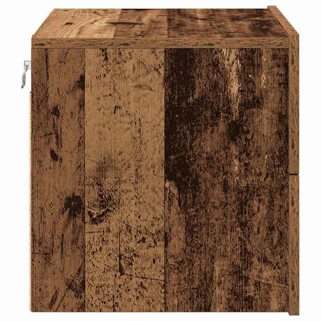 Armadio da Notte con cassetto Legno vecchio 50 x 39 x 41 cm | homemem39