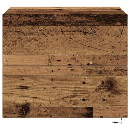Armadio da Notte 2 pcs Legno vecchio 50 x 39 x 41 cm