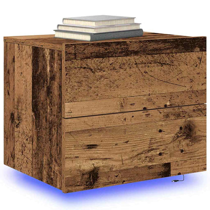 Armadio da Notte 2 pcs Legno vecchio 50 x 39 x 41 cm