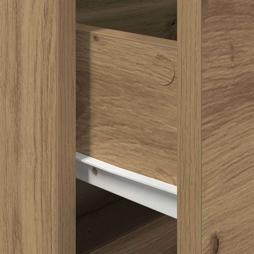 Armadio da Notte Rovere artigianale 50 x 39 x 41 cm | homemem39