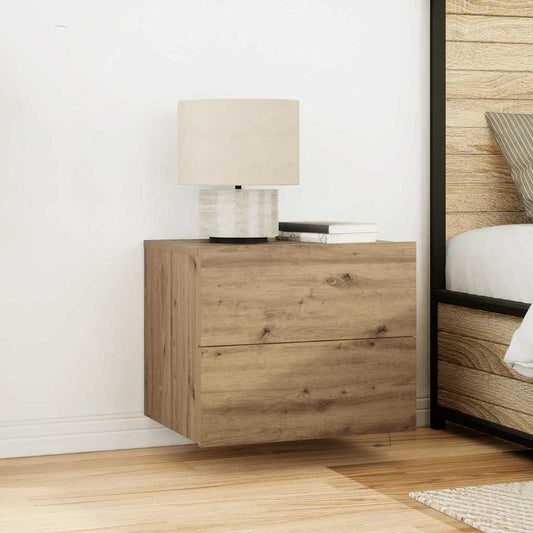 Armadio da Notte 2 pcs Rovere artigianale 50 x 39 x 41 cm | homemem39