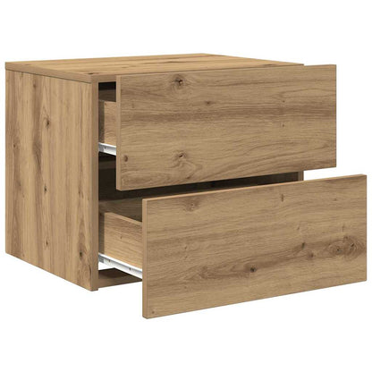 Armadio da Notte 2 pcs Rovere artigianale 50 x 39 x 41 cm | homemem39