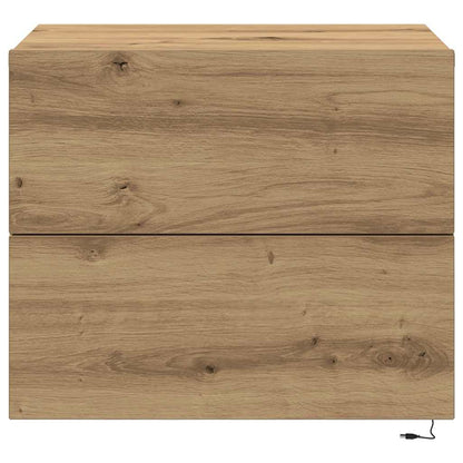 Armadio da Notte 2 pcs Rovere artigianale 50 x 39 x 41 cm | homemem39