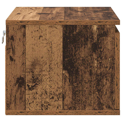 Mobiletto da comodino a parete Legno vecchio 50 x 36 x 30 cm | homemem39