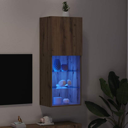 Mobile TV da Parete rovere artigianale 40,5 x 30 x 102 cm