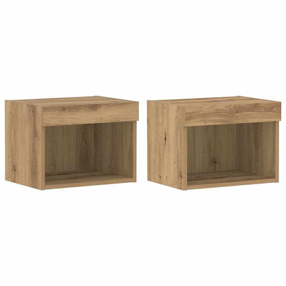 Set mobile TV 2 pcs Rovere artigianale 40 x 30 x 30 cm