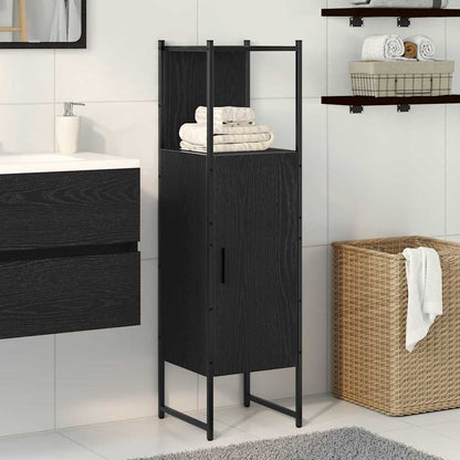 Set di mobili per il bagno Rovere Nero 33 x 33 x 120,5 cm | homemem39