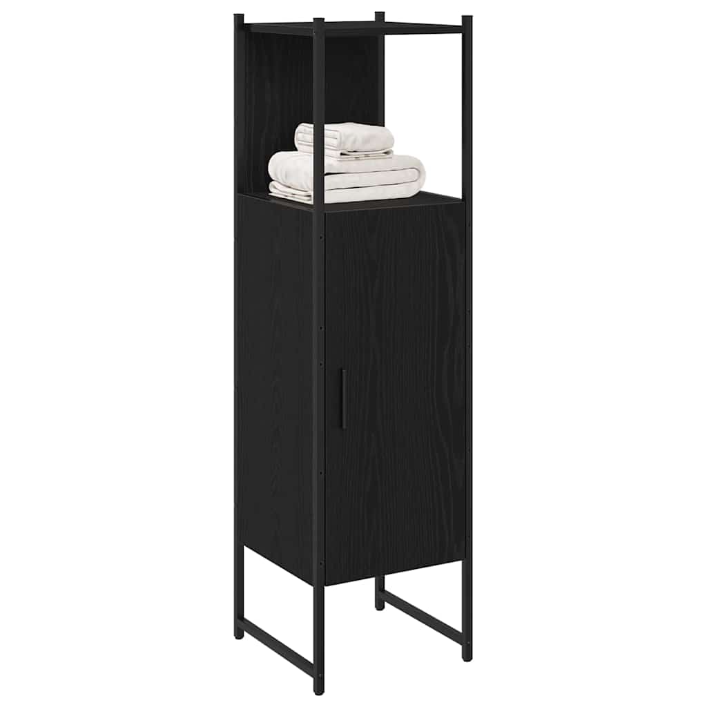 Set di mobili per il bagno Rovere Nero 33 x 33 x 120,5 cm | homemem39