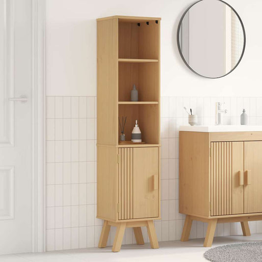 Mobile da Bagno con lo scaffale Olden Marrone 35 x 30 x 159 cm | homemem39