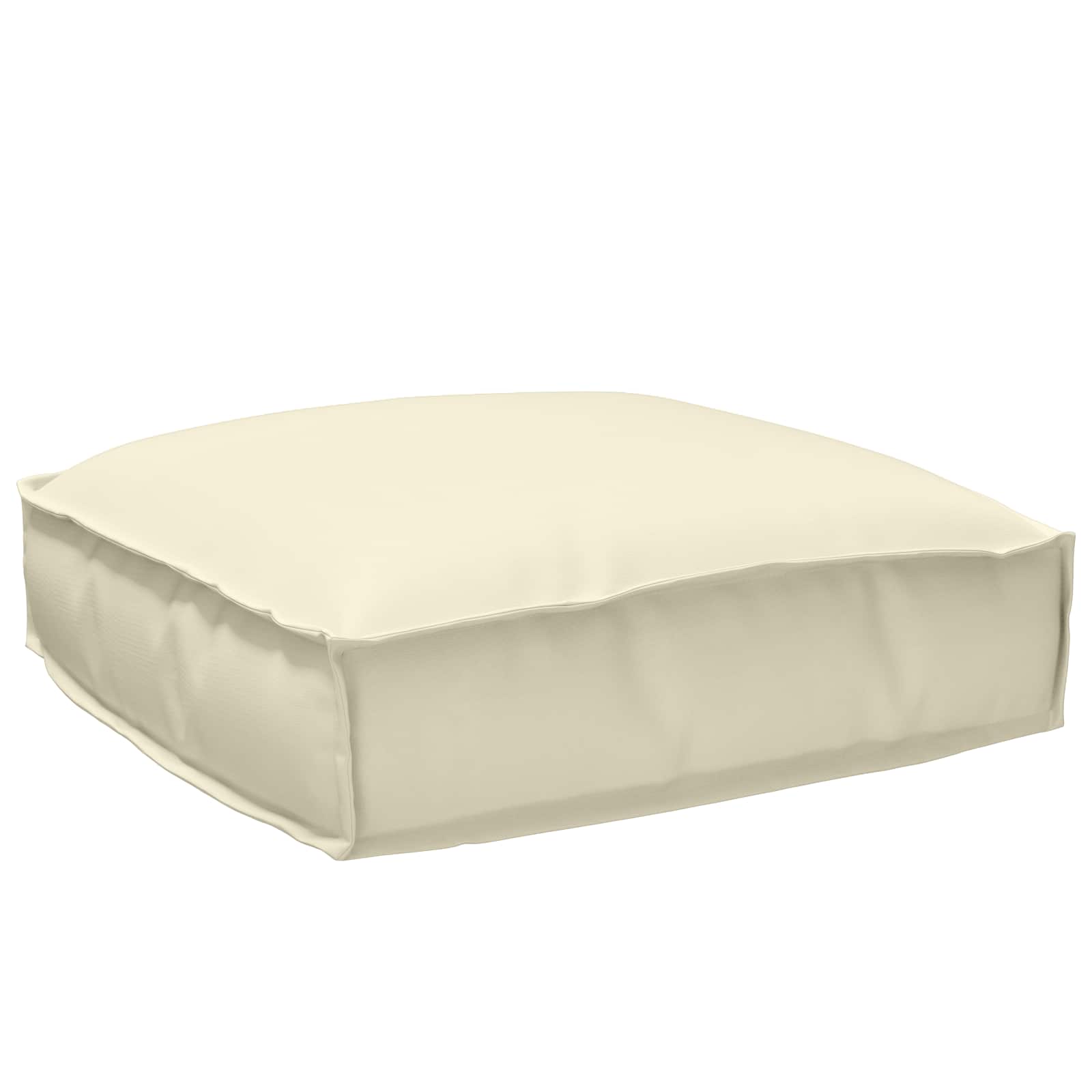 Cuscino Crema 50 x 50 x 12 cm Tessuto Oxford | homemem39