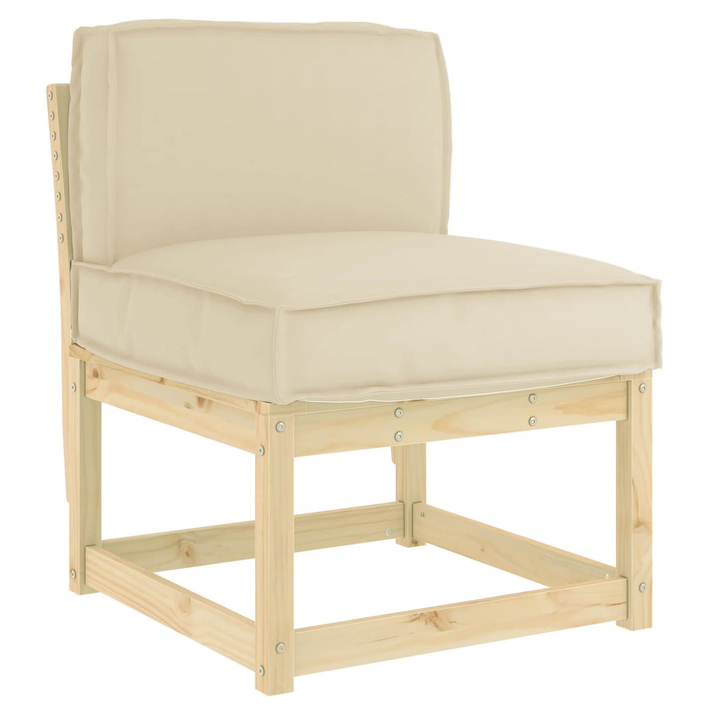 Cuscino Beige 60 x 40 x 12 cm Tessuto Oxford | homemem39