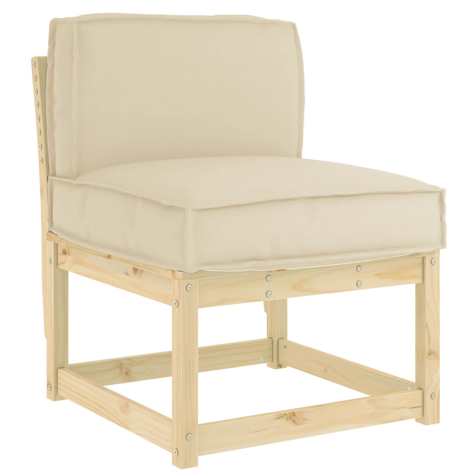 Cuscino Beige 60 x 40 x 12 cm Tessuto Oxford | homemem39