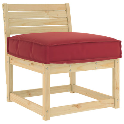 Cuscino Rosso Vino 60 x 60 x 12 cm Tessuto Oxford | homemem39