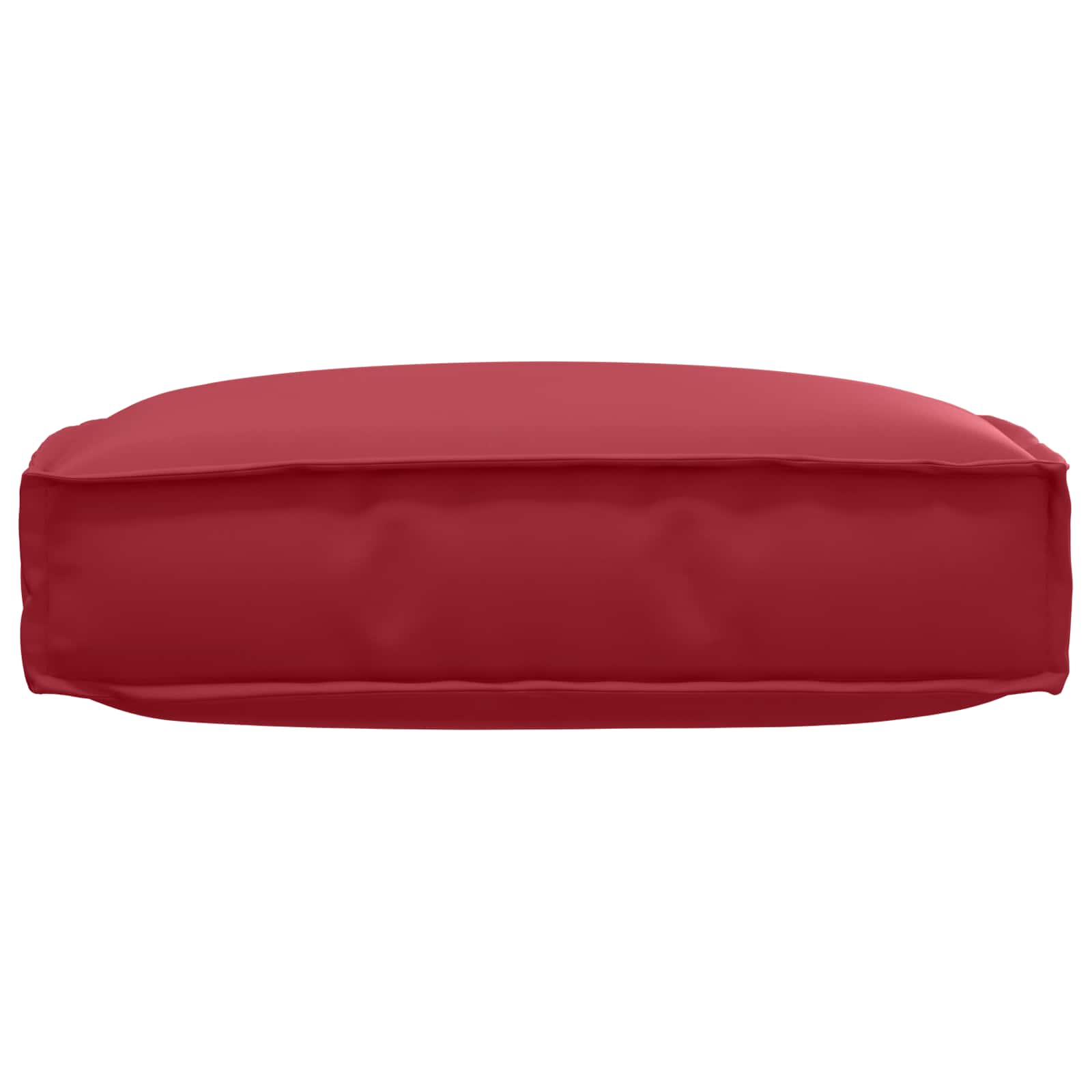 Cuscino Rosso Vino 60 x 60 x 12 cm Tessuto Oxford | homemem39