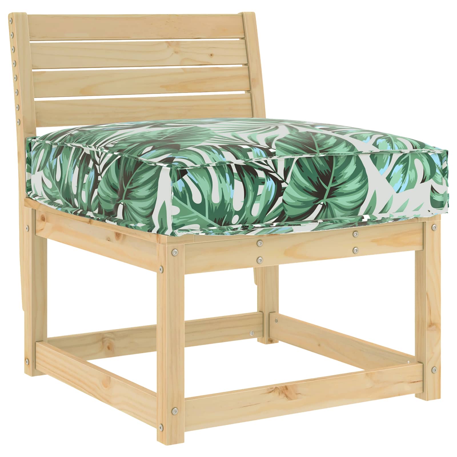 Cuscino Foglia Motivo Foglia 60 x 60 x 12 cm Tessuto Oxford | homemem39