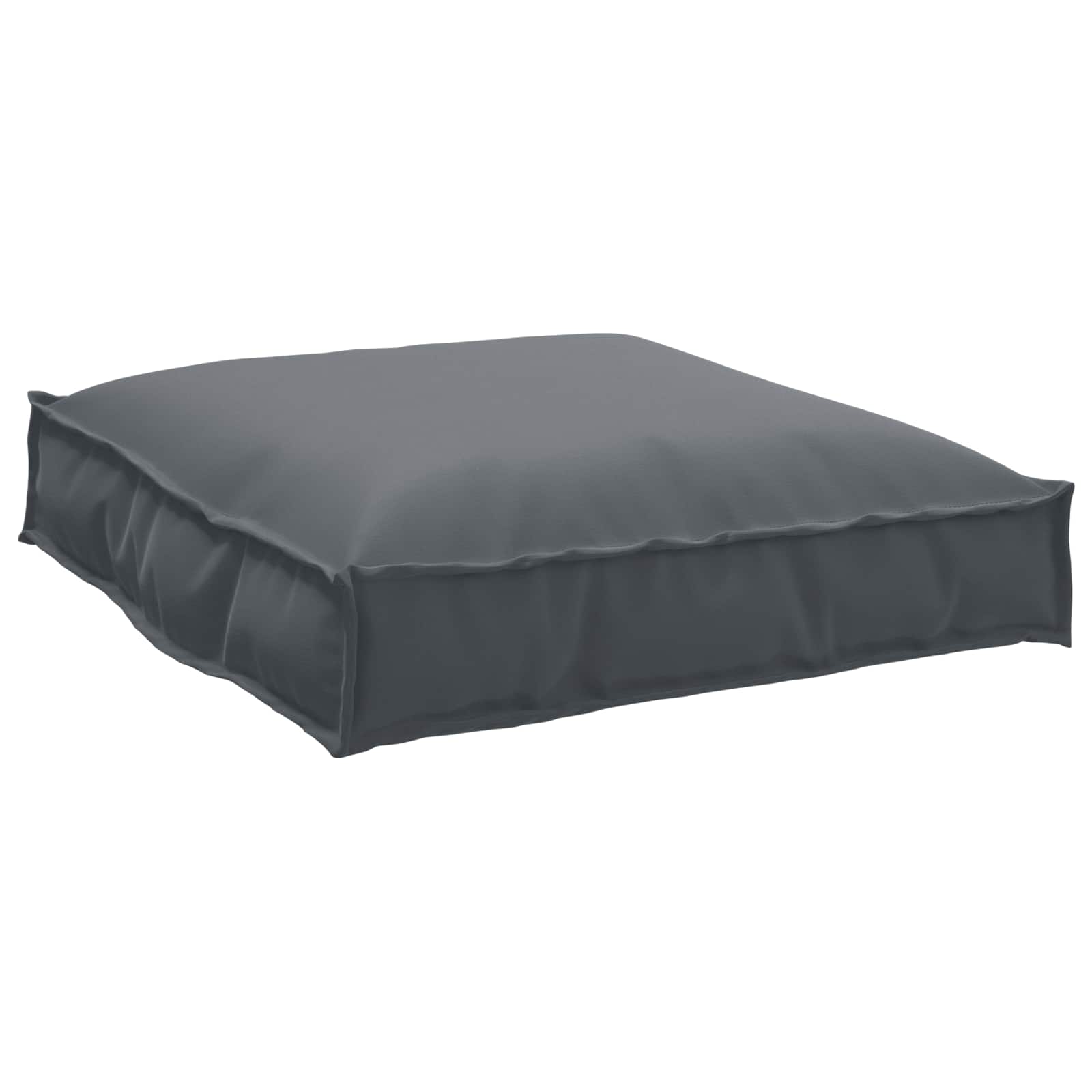 Cuscino Antracite 70 x 70 x 12 cm Tessuto Oxford | homemem39