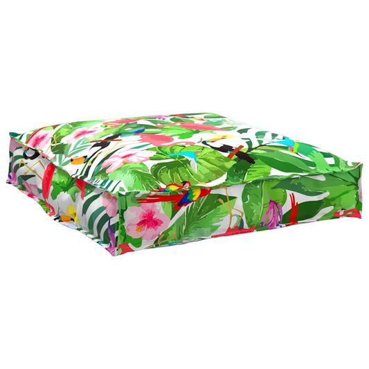 Cuscino Floreale Multicolore 70 x 70 x 12 cm Tessuto Oxford | homemem39