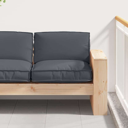 Cuscino Antracite 80 x 80 x 12 cm Tessuto Oxford | homemem39
