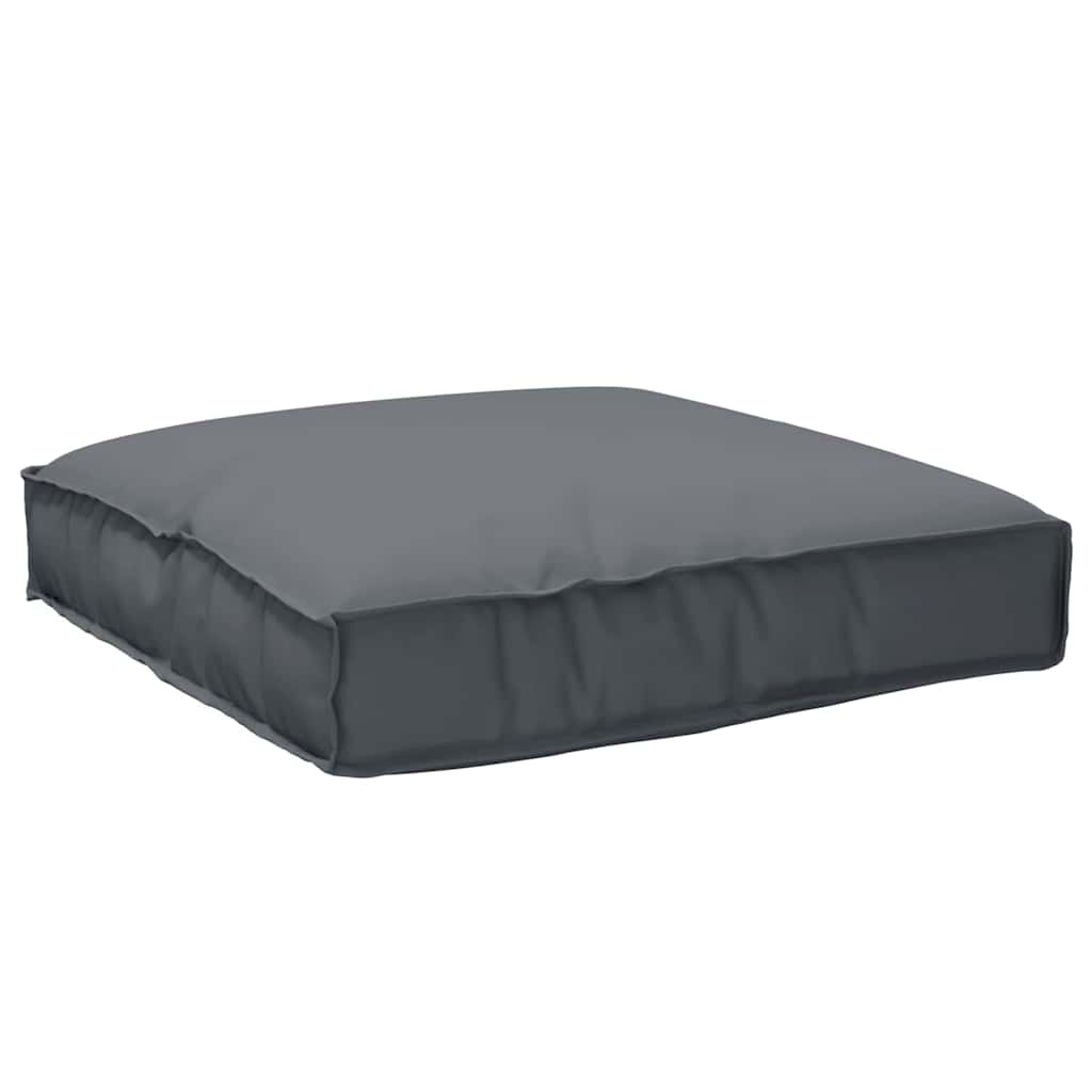 Cuscino Antracite 80 x 80 x 12 cm Tessuto Oxford | homemem39