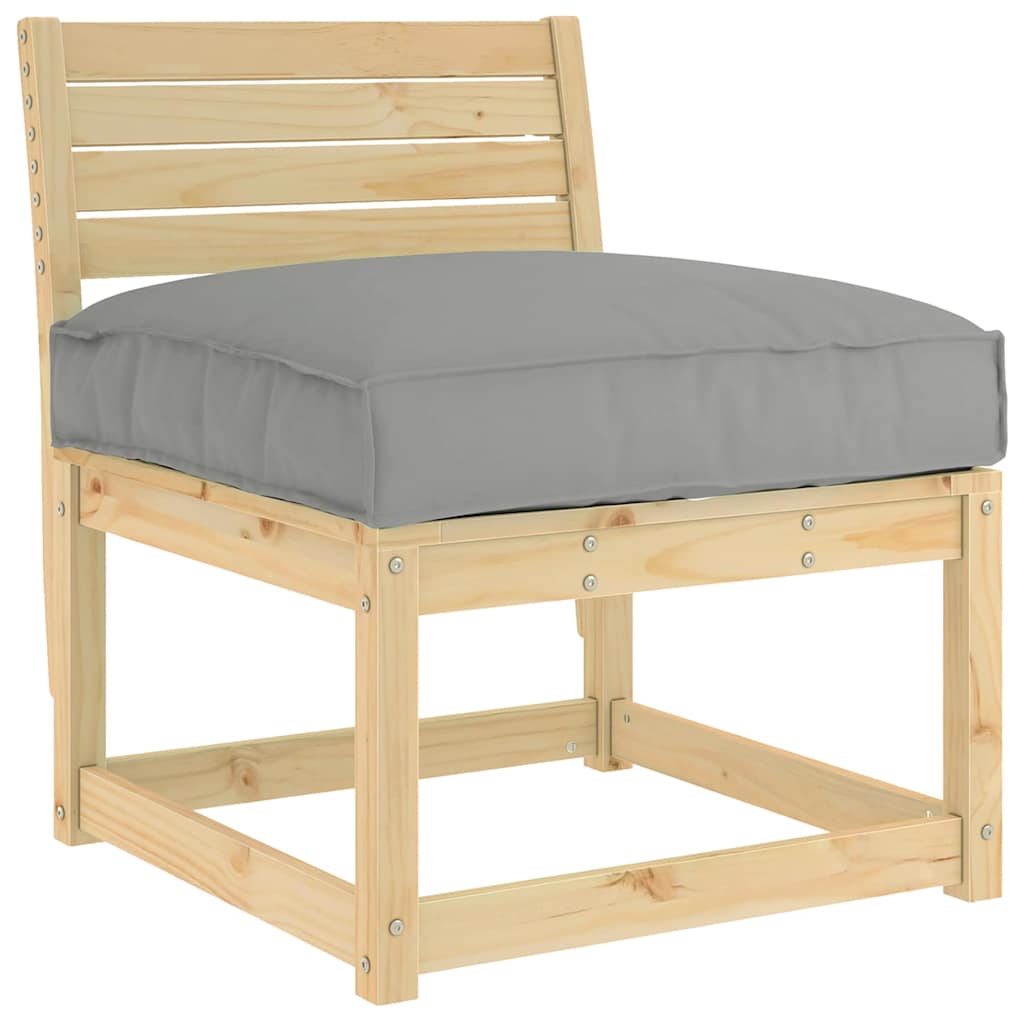Cuscino Grigio 80 x 80 x 12 cm Tessuto Oxford | homemem39