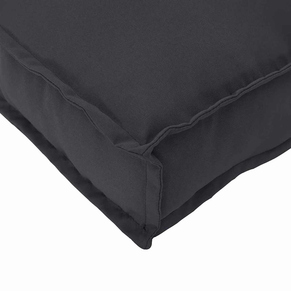 Cuscino Nero 80 x 80 x 12 cm Tessuto Oxford | homemem39