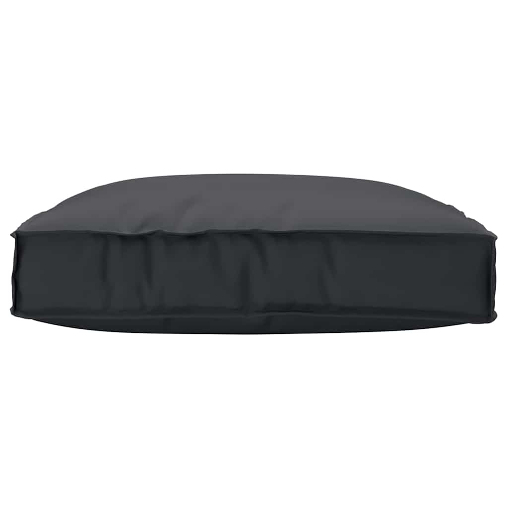 Cuscino Nero 80 x 80 x 12 cm Tessuto Oxford | homemem39