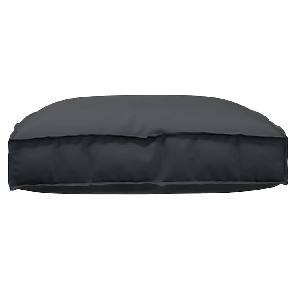Cuscino Nero 80 x 80 x 12 cm Tessuto Oxford | homemem39