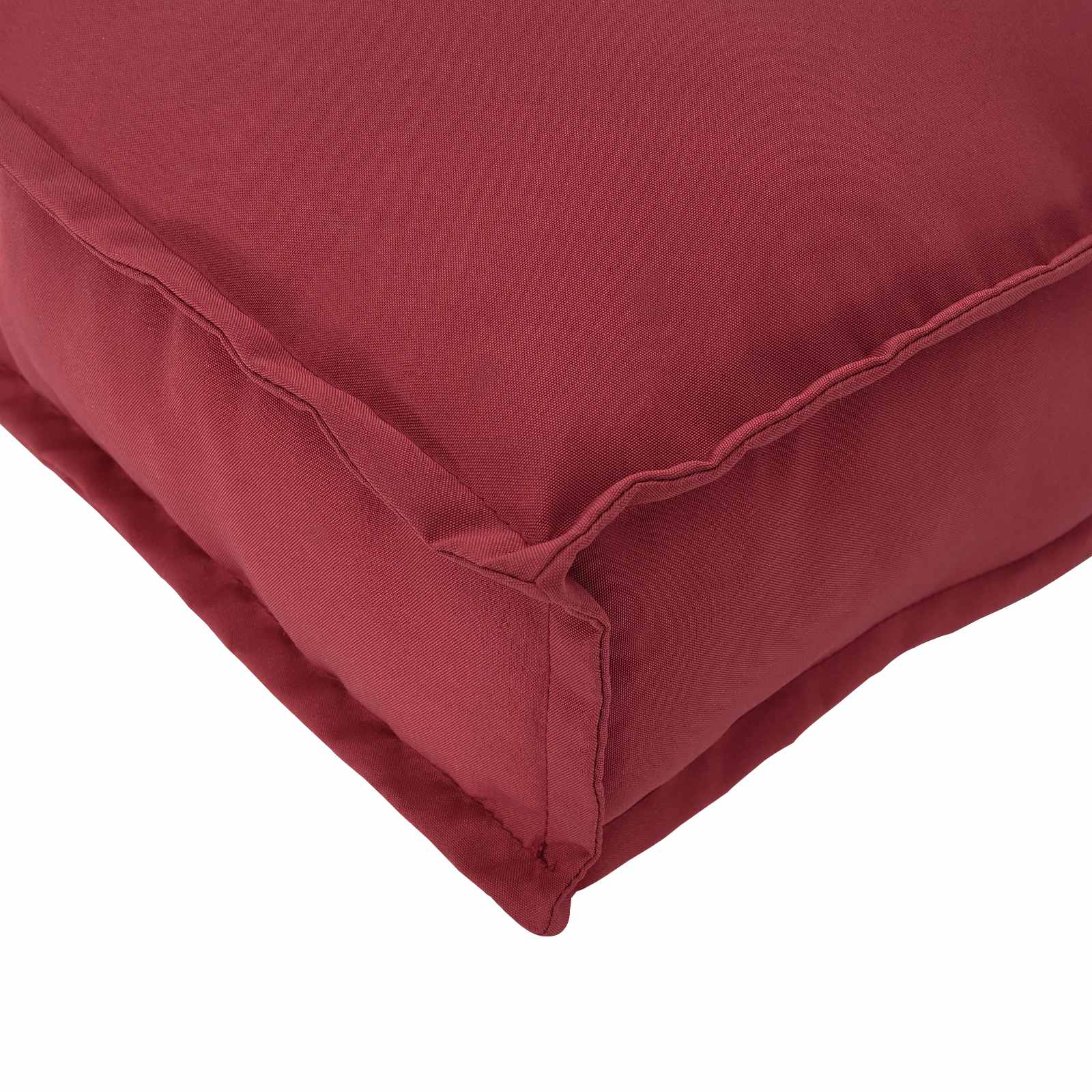 Cuscino Rosso Vino 80 x 80 x 12 cm Tessuto Oxford | homemem39
