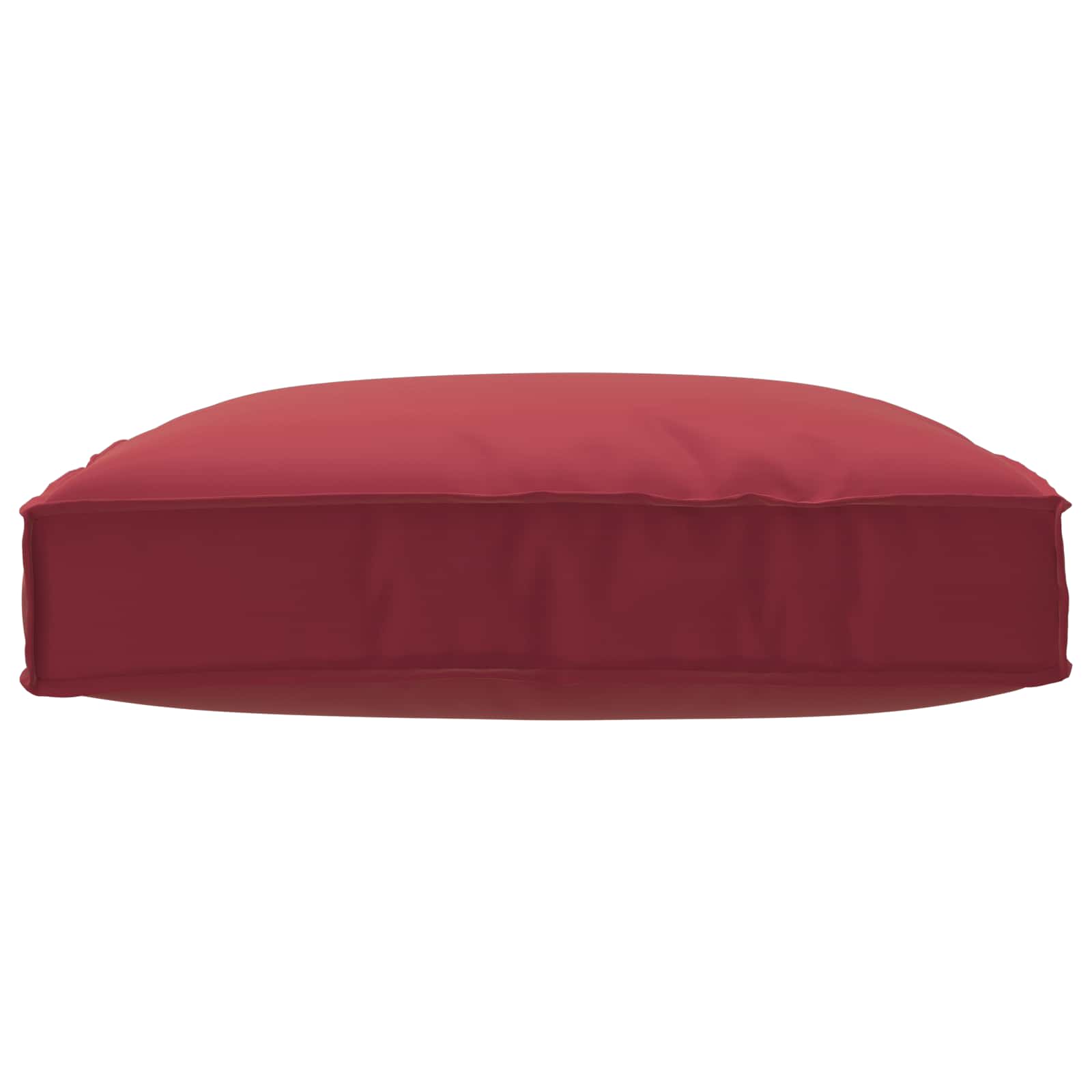 Cuscino Rosso Vino 80 x 80 x 12 cm Tessuto Oxford | homemem39