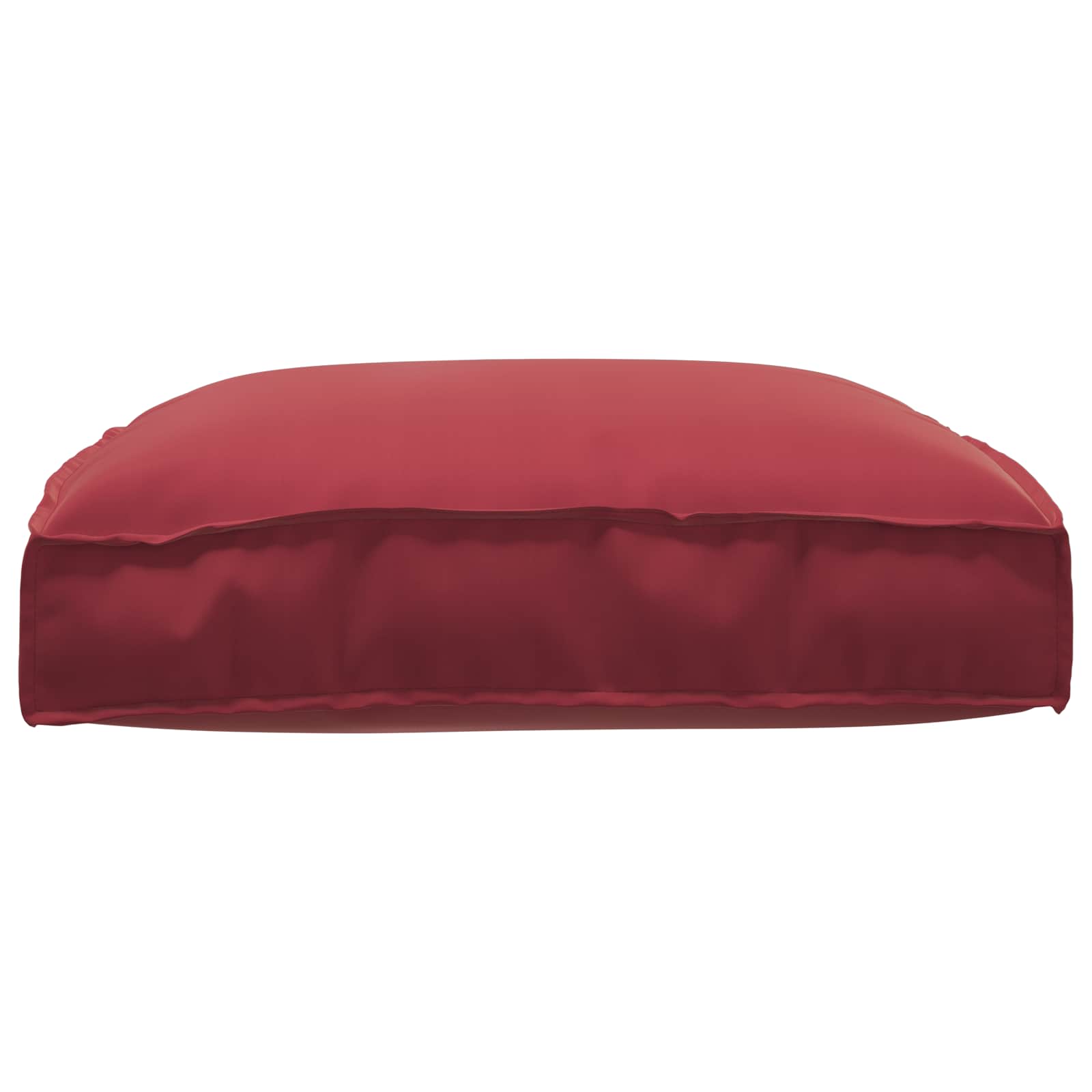 Cuscino Rosso Vino 80 x 80 x 12 cm Tessuto Oxford | homemem39