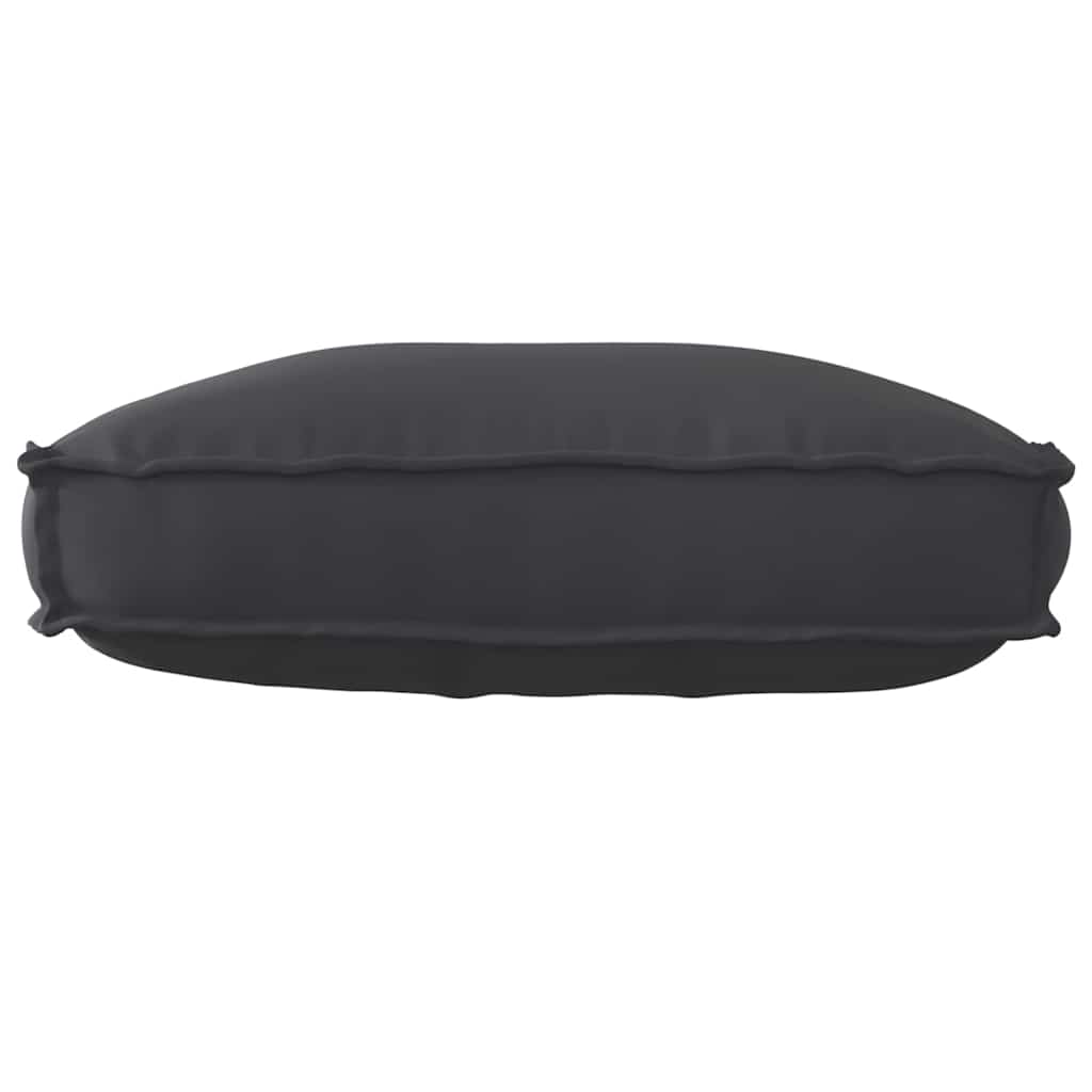Cuscino Nero 70 x 40 x 12 cm Tessuto Oxford | homemem39