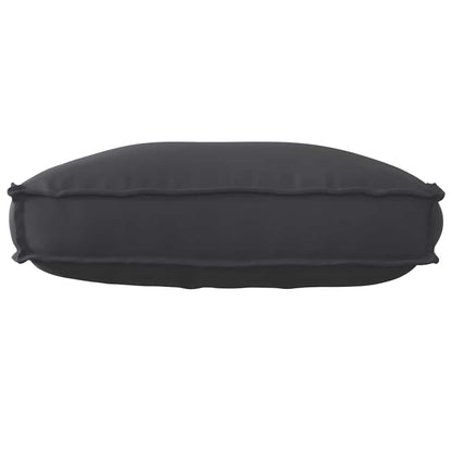 Cuscino Nero 70 x 40 x 12 cm Tessuto Oxford | homemem39