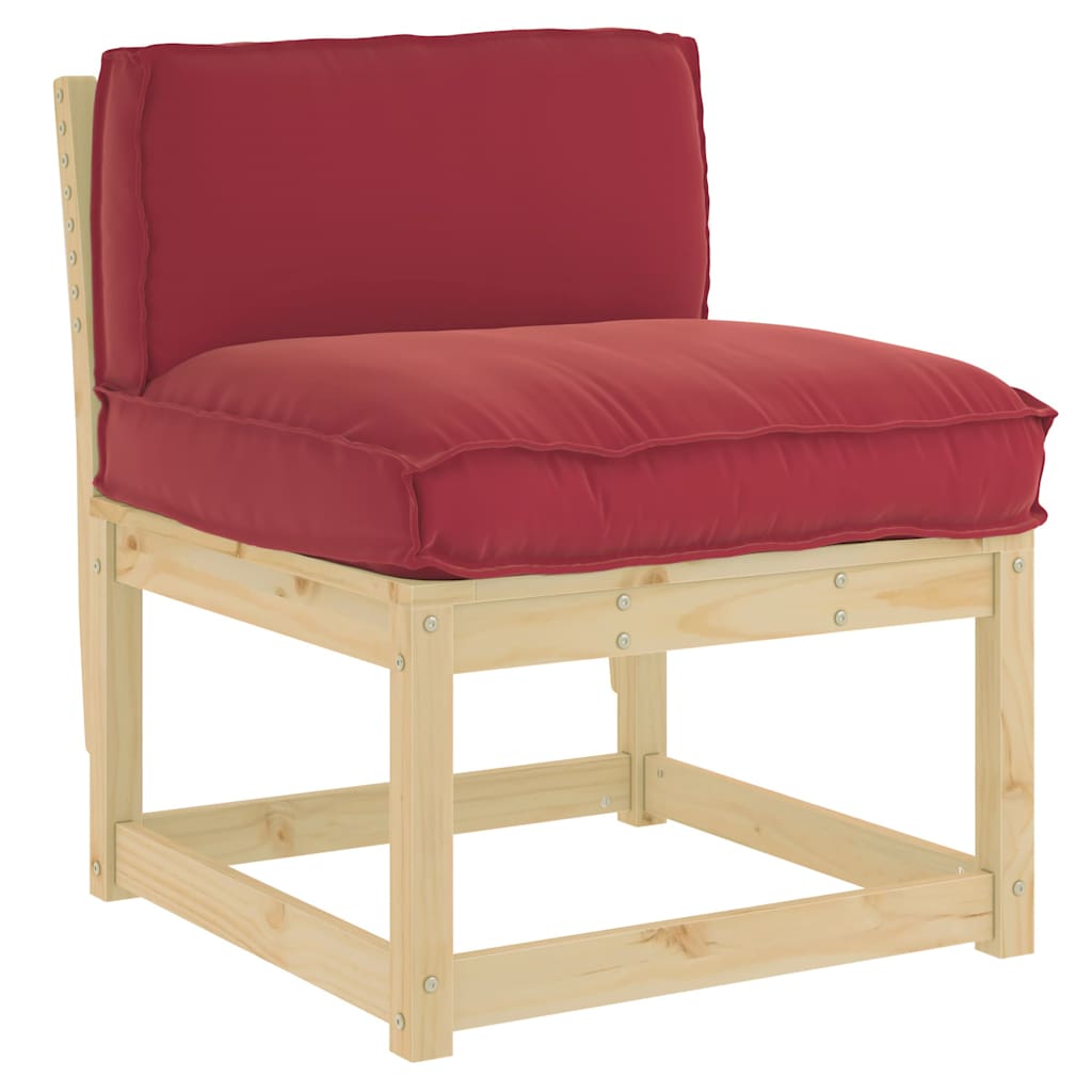 Cuscino Rosso Vino 70 x 40 x 12 cm Tessuto Oxford | homemem39
