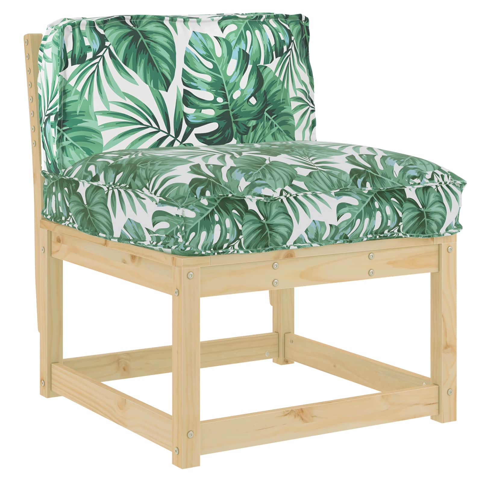 Cuscino Foglia Motivo Foglia 70 x 40 x 12 cm Tessuto Oxford | homemem39