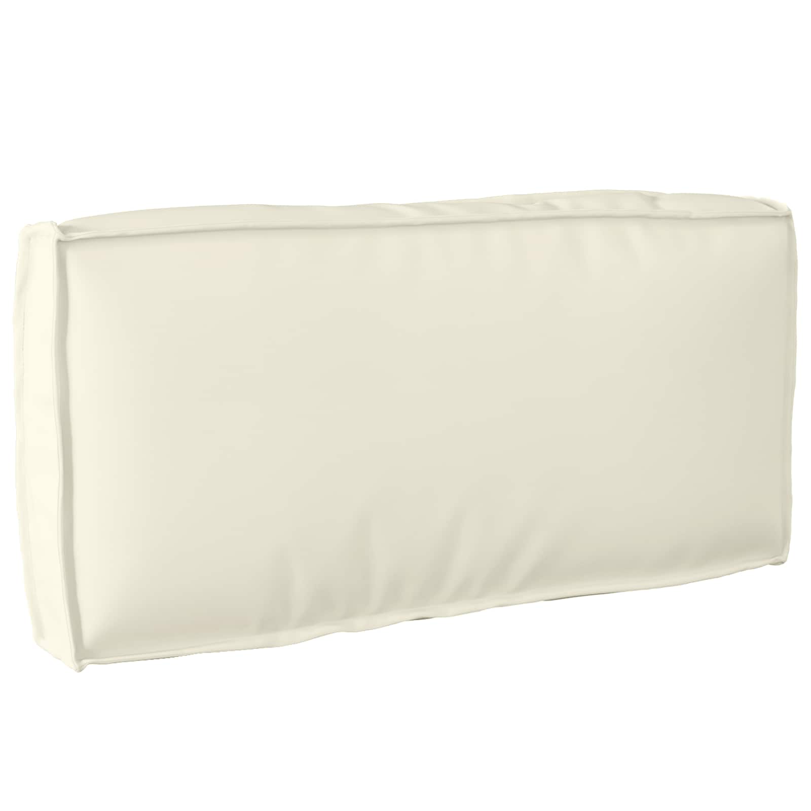 Cuscino Crema 80 x 40 x 12 cm Tessuto Oxford | homemem39