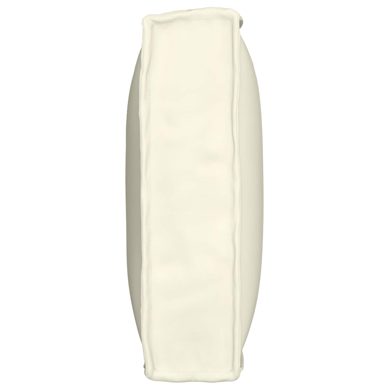Cuscino Crema 80 x 40 x 12 cm Tessuto Oxford | homemem39