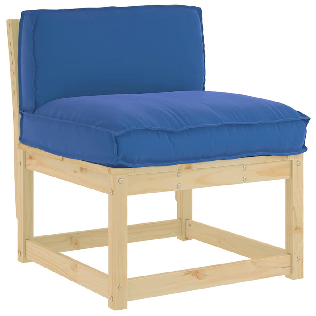 Cuscino Blu Reale 80 x 40 x 12 cm Tessuto Oxford | homemem39