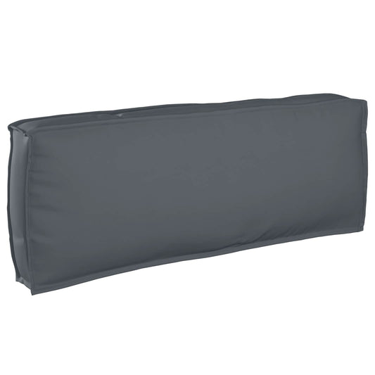 Cuscino Antracite 120 x 40 x 12 cm Tessuto Oxford | homemem39