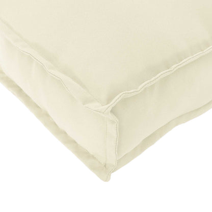 Cuscino Crema 120 x 40 x 12 cm Tessuto Oxford | homemem39