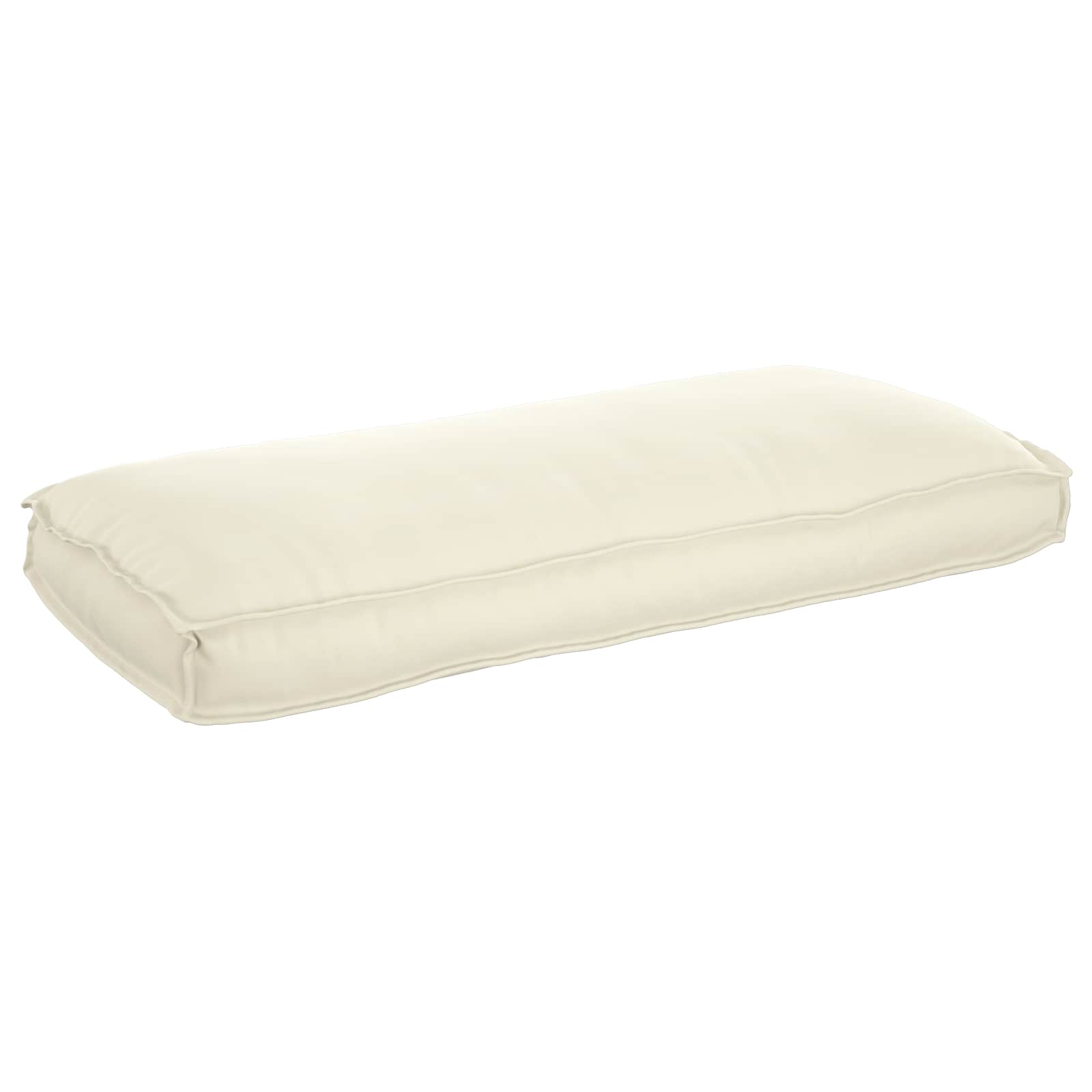 Cuscino Crema 120 x 50 x 12 cm Tessuto Oxford | homemem39