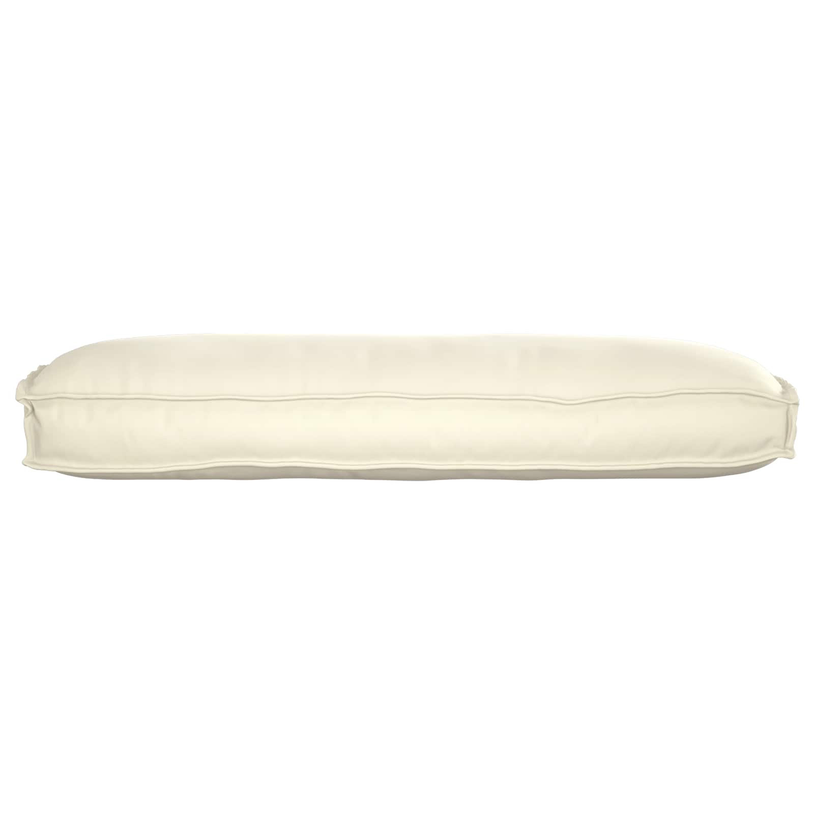 Cuscino Crema 120 x 50 x 12 cm Tessuto Oxford | homemem39