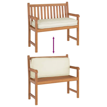 Cuscino Crema 120 x 50 x 12 cm Tessuto Oxford | homemem39