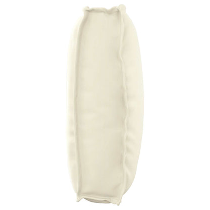 Cuscino Crema 120 x 50 x 12 cm Tessuto Oxford | homemem39